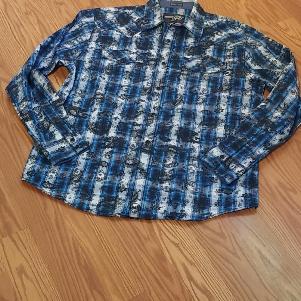 Brad paisley‎ western snap down shirt s